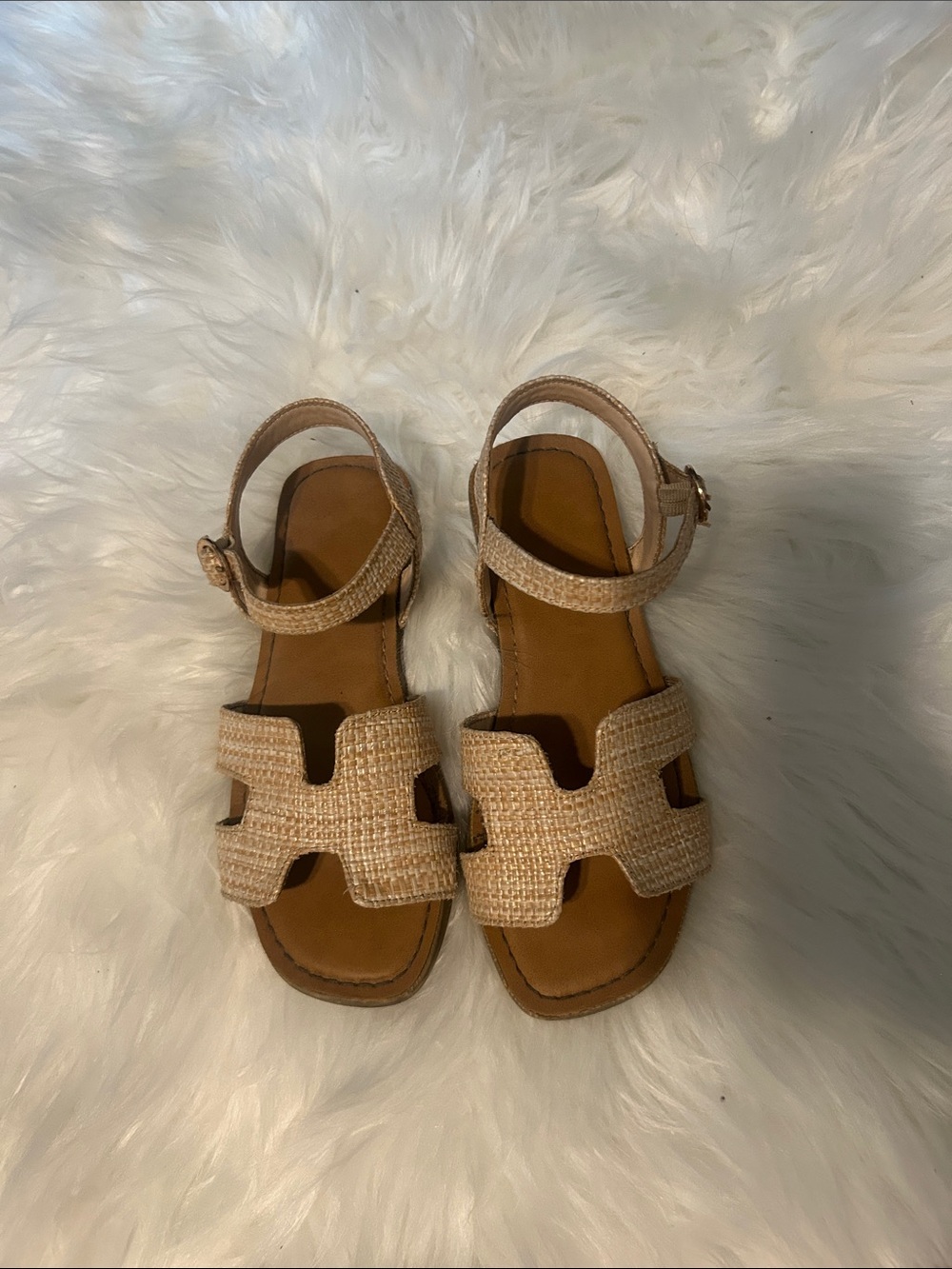 Girls beige Sandals from madden girl size 1